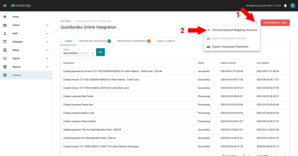Choose-deposit-mapping-account