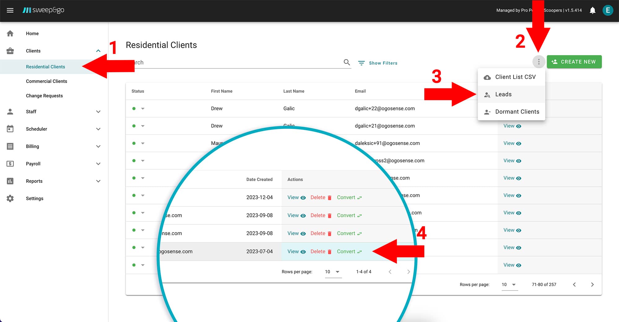 Convert-lead-to-a-client