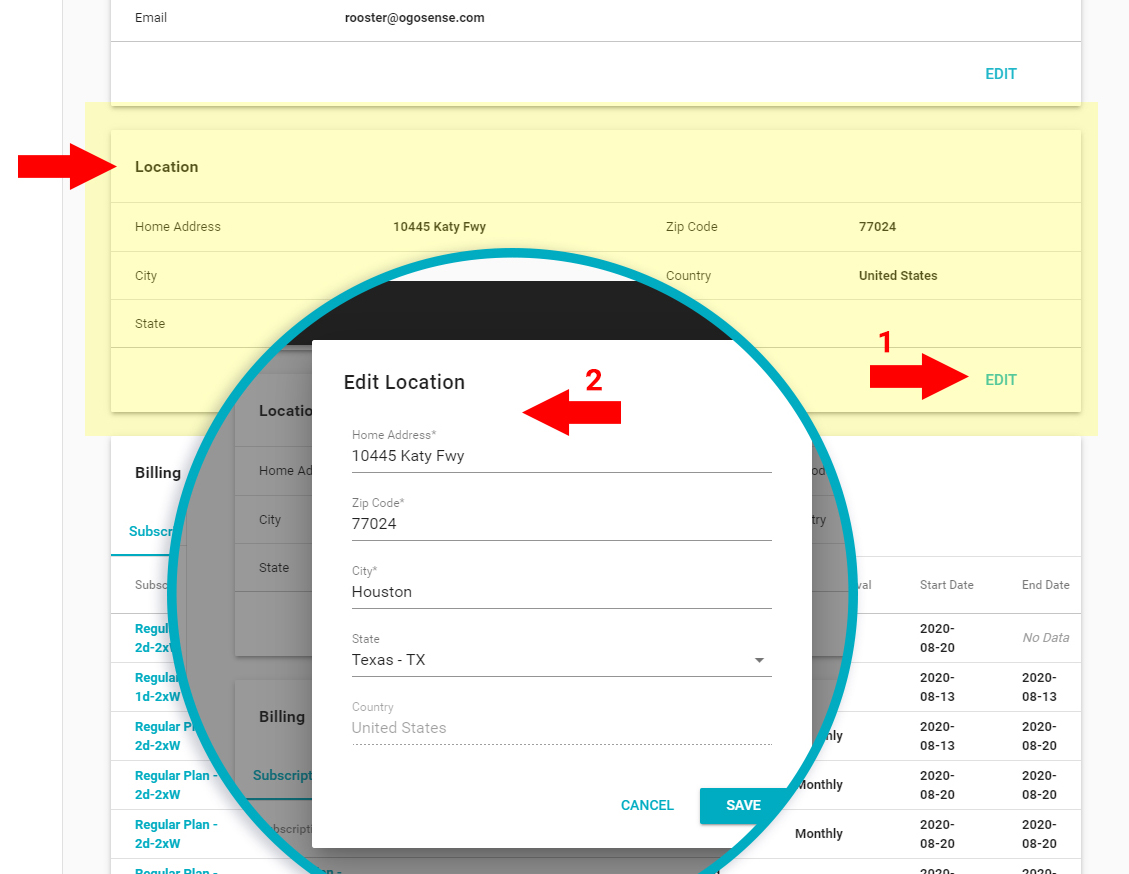 Update-location-info