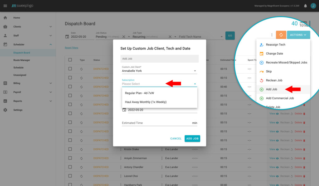 Manage-temporary-changes-through-the-dispatch-board